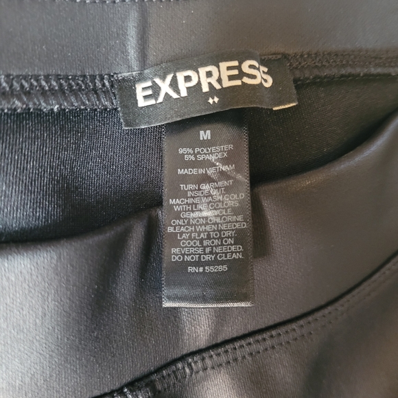 Express Faux Leather Leggings - Picture 5 of 7